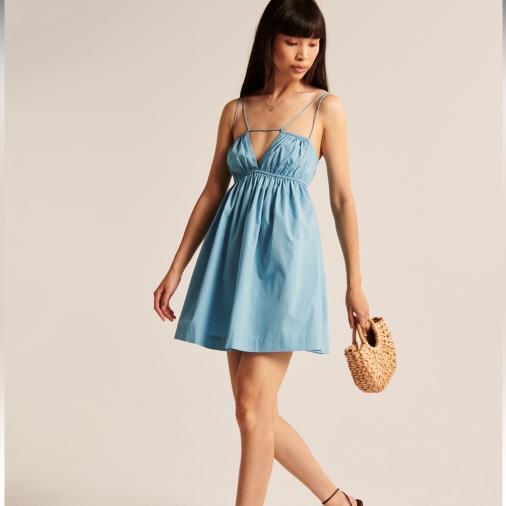 Abercrombie Strappy Babydoll Mini Dress